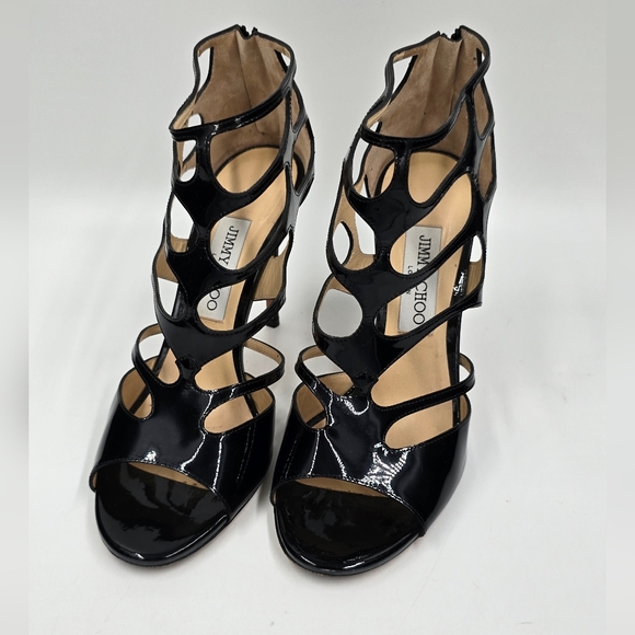 Jimmy Choo patent sandals - Picture 1 of 9